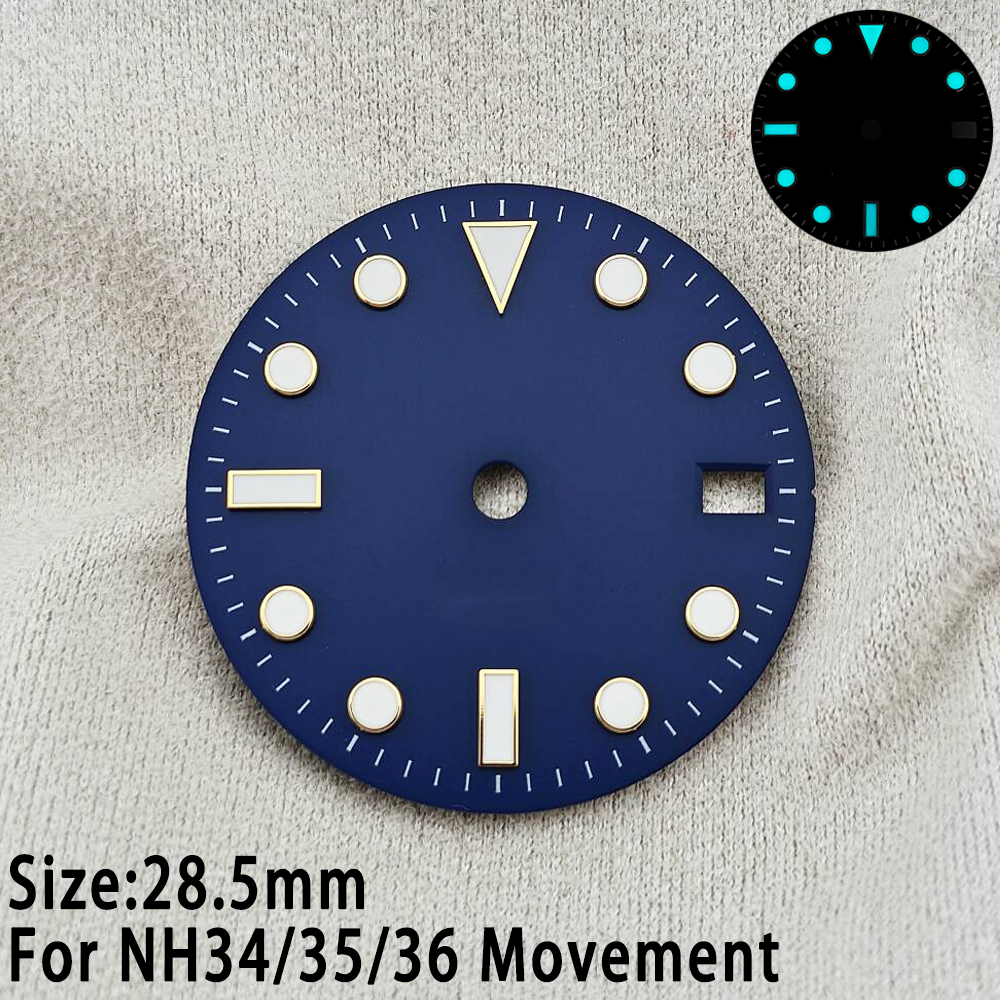 28.5mm Green Enamel Sub Style  - Exhibition Caseback 评论和价格