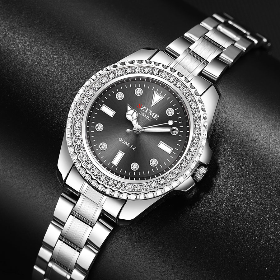 SZTME Luxury and Elegant Women - Luxury Watch Diamond 评论和价格