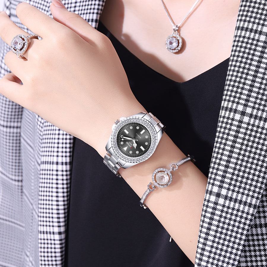 SZTME Luxury and Elegant Women - Luxury Watch Diamond 评论和价格