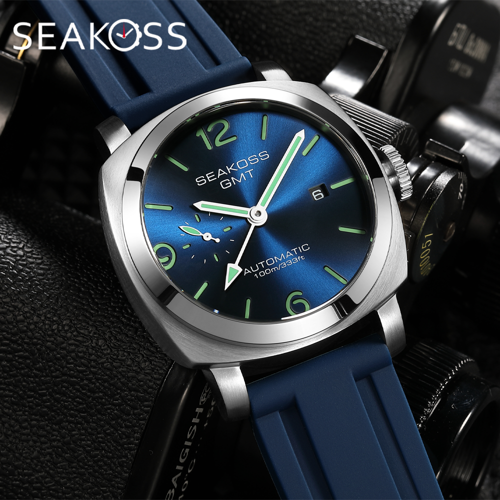 SEAKOSS 45mm Diving GMT Watch  - Automatic Pilot Watch 评论和价格