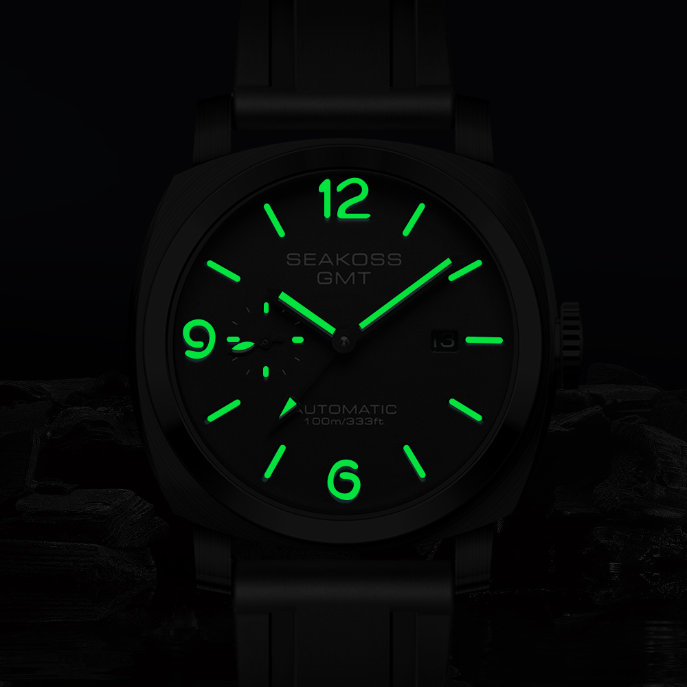 SEAKOSS 45mm Diving GMT Watch  - Automatic Pilot Watch 评论和价格