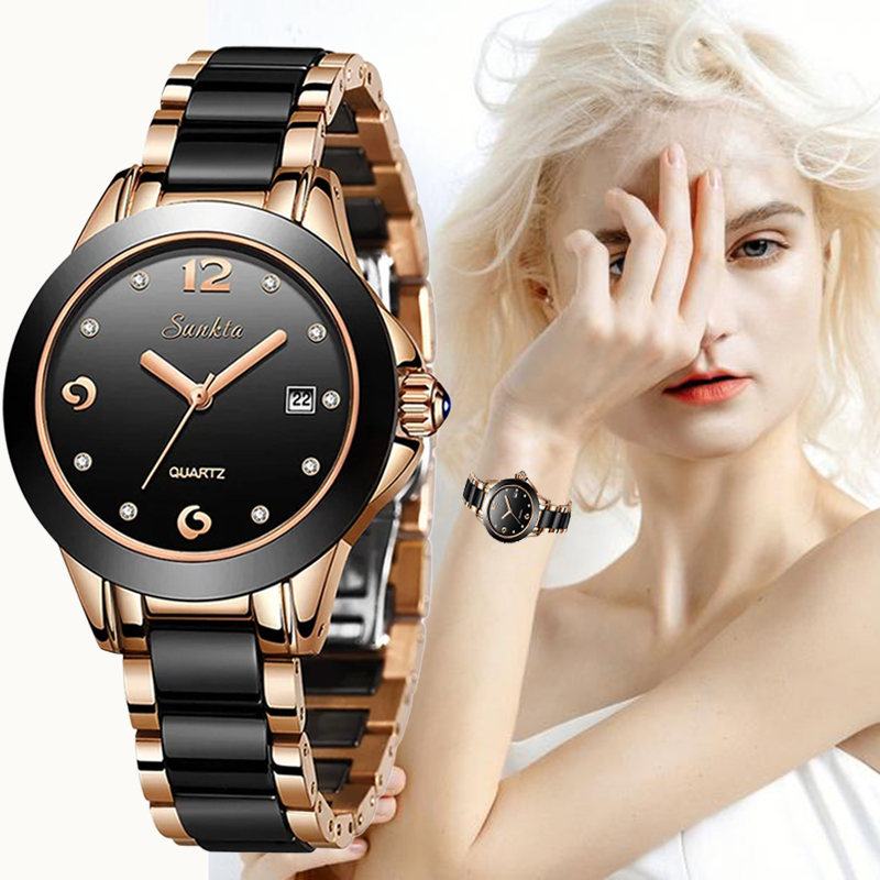 LIGE Sunkta Fashion Elegant Wo - Luxury Watch 评论和价格