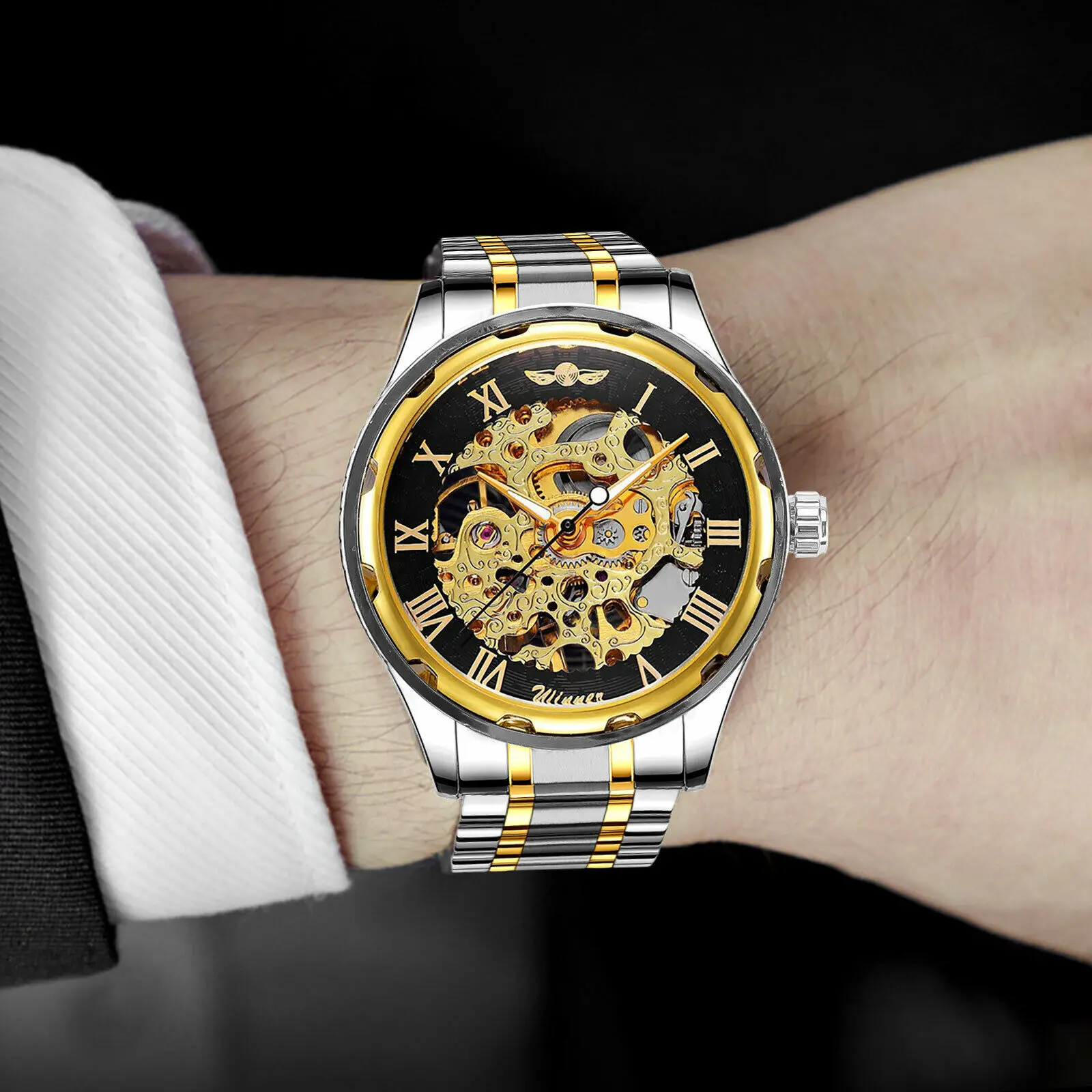 Men's Stainless Steel Strap Ro - Luxury Watch Nice 评论和价格