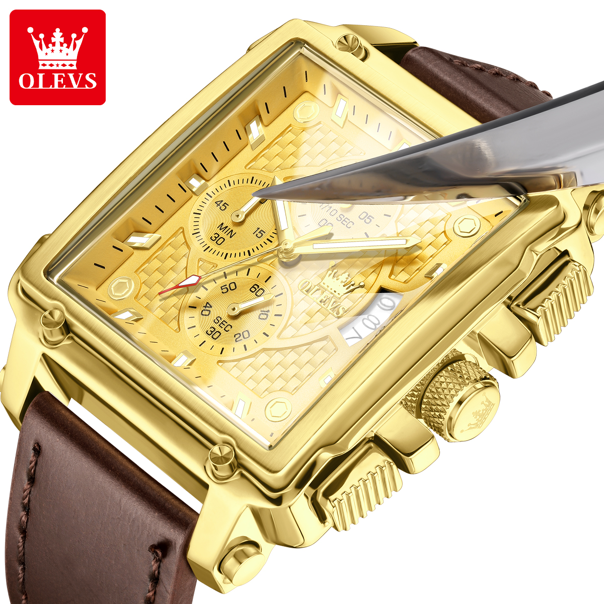 OLEVS brand mens watches water - Luxury Watch Brands 评论和价格