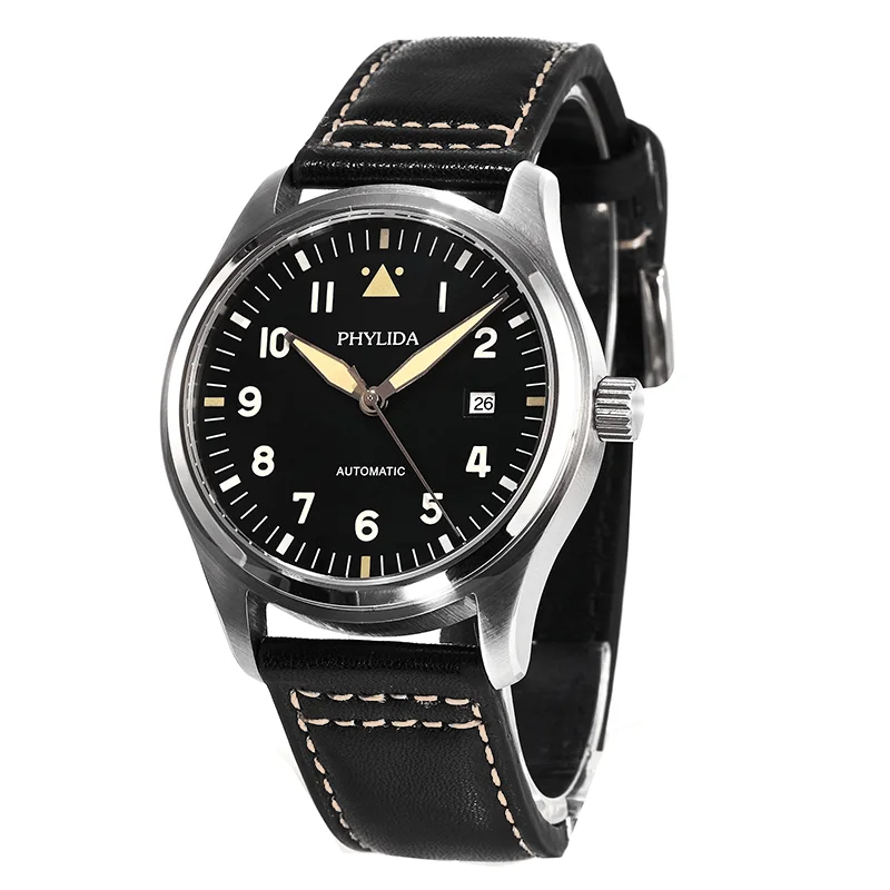 PHYLIDA 42mm Spitfire Pilot’s  - Automatic Pilot Watch 评论和价格