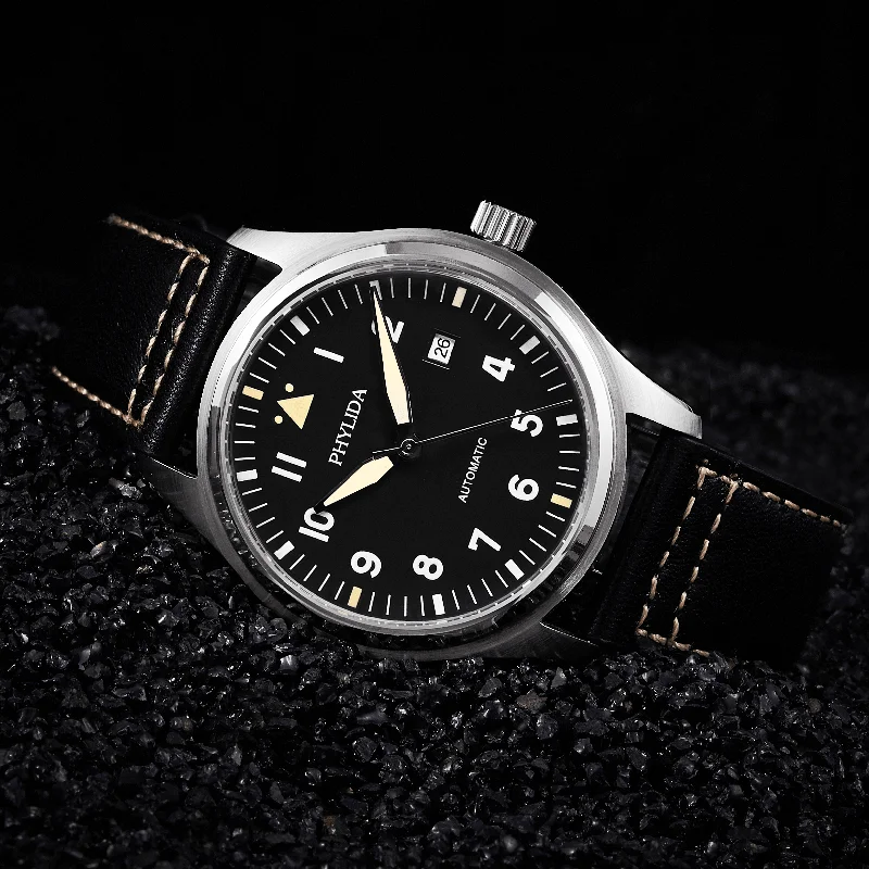 PHYLIDA 42mm Spitfire Pilot’s  - Automatic Pilot Watch 评论和价格