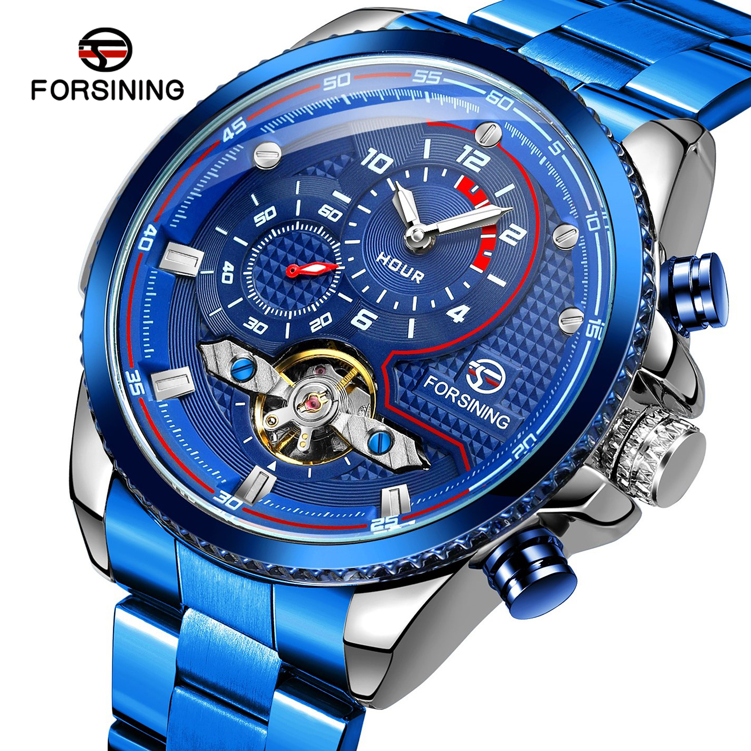 Luxury Brand Blue Male Mechani - Luxury Watch Nice 评论和价格