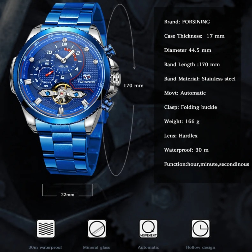 Luxury Brand Blue Male Mechani - Luxury Watch Nice 评论和价格
