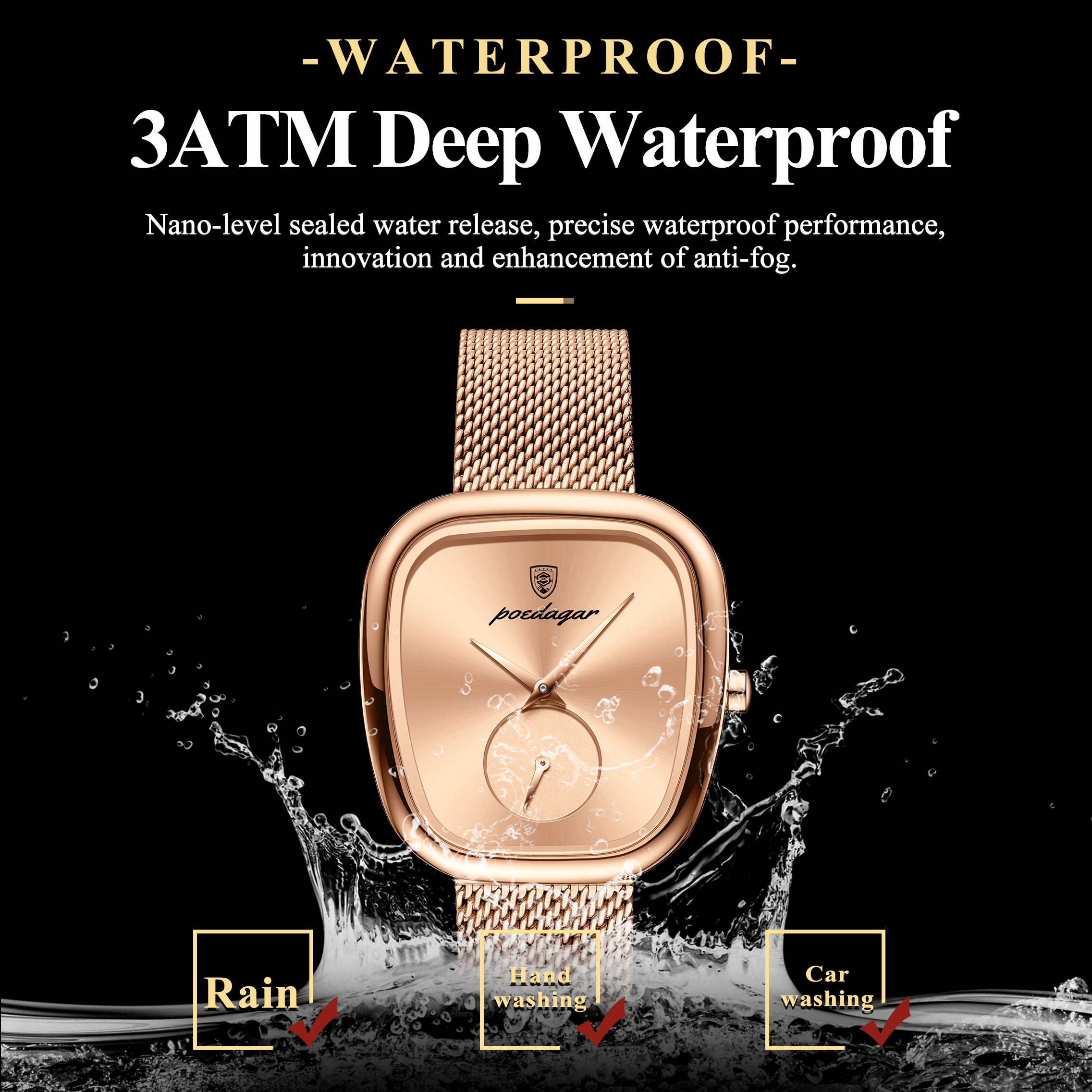 POEDAGAR Luxury Brand Woman Wa - Luxury Watch Index 评论和价格