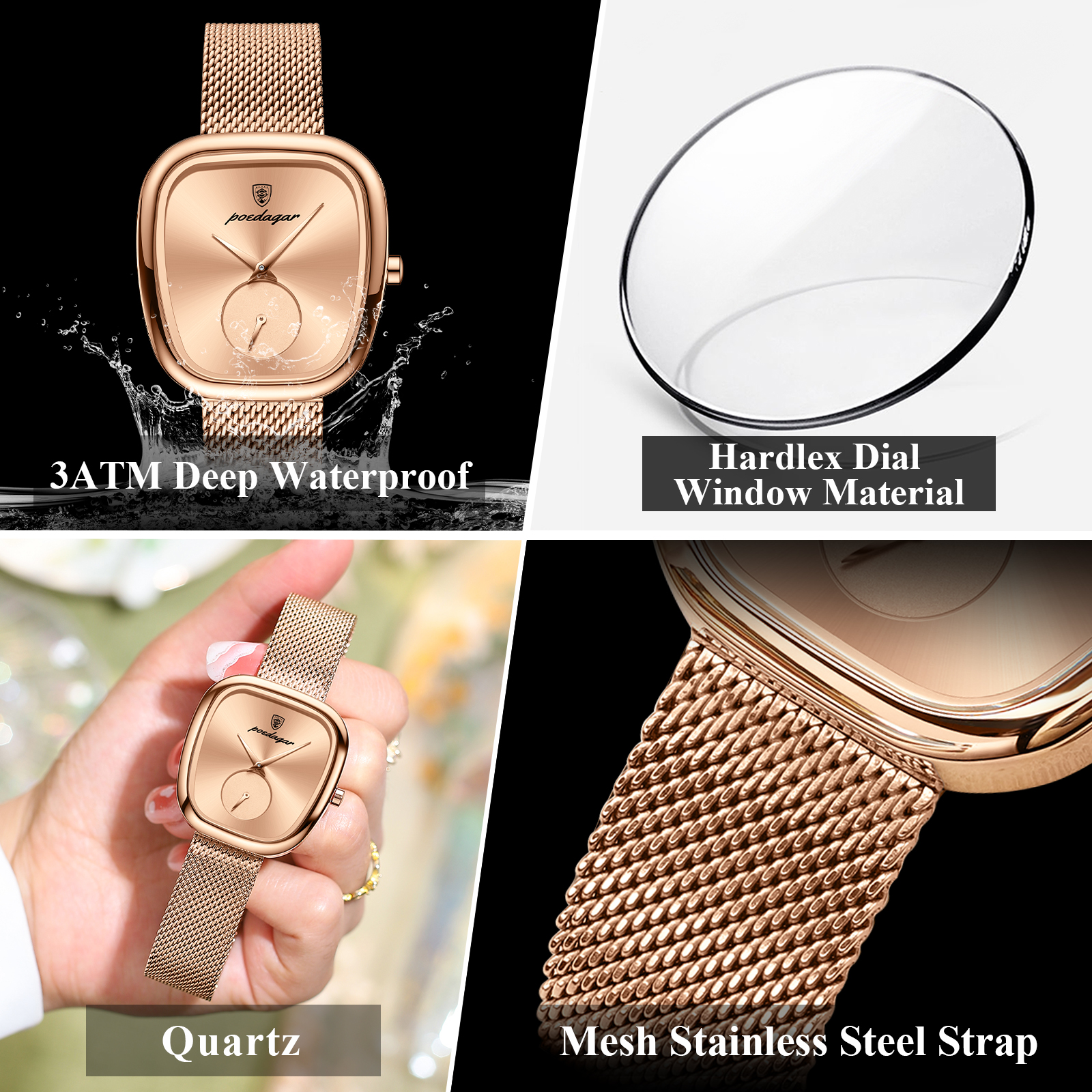 POEDAGAR Luxury Brand Woman Wa - Luxury Watch Index 评论和价格